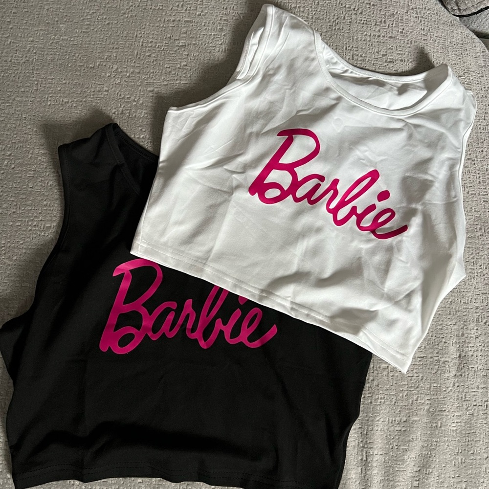 -Sold Individually- “Barbie” Crop Tank Top-Various sizes